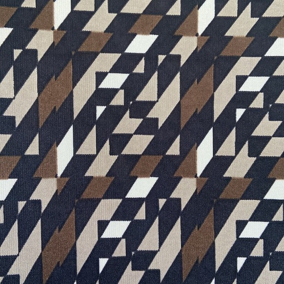 FENDI- Zucca Logo Monogram Cap Sleeve Boat Neck Top - Picture 4 of 9